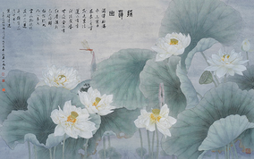 朱三秋作品10《圣洁》尺寸：90x60cm 纸本  2018年